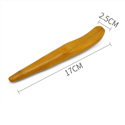 Lõhnav puidust kehamassaaži tööriist jalgade refleksoloogia nõelravi Tai masseerija rullteraapia meridiaanid lümfiravi