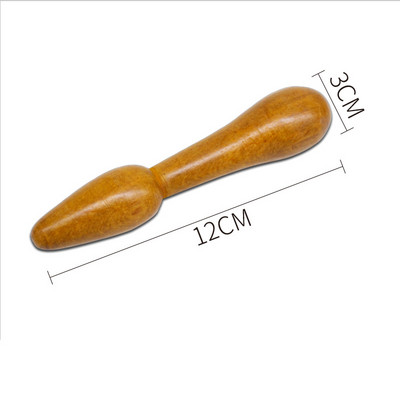 Lõhnav puidust kehamassaaži tööriist jalgade refleksoloogia nõelravi Tai masseerija rullteraapia meridiaanid lümfiravi