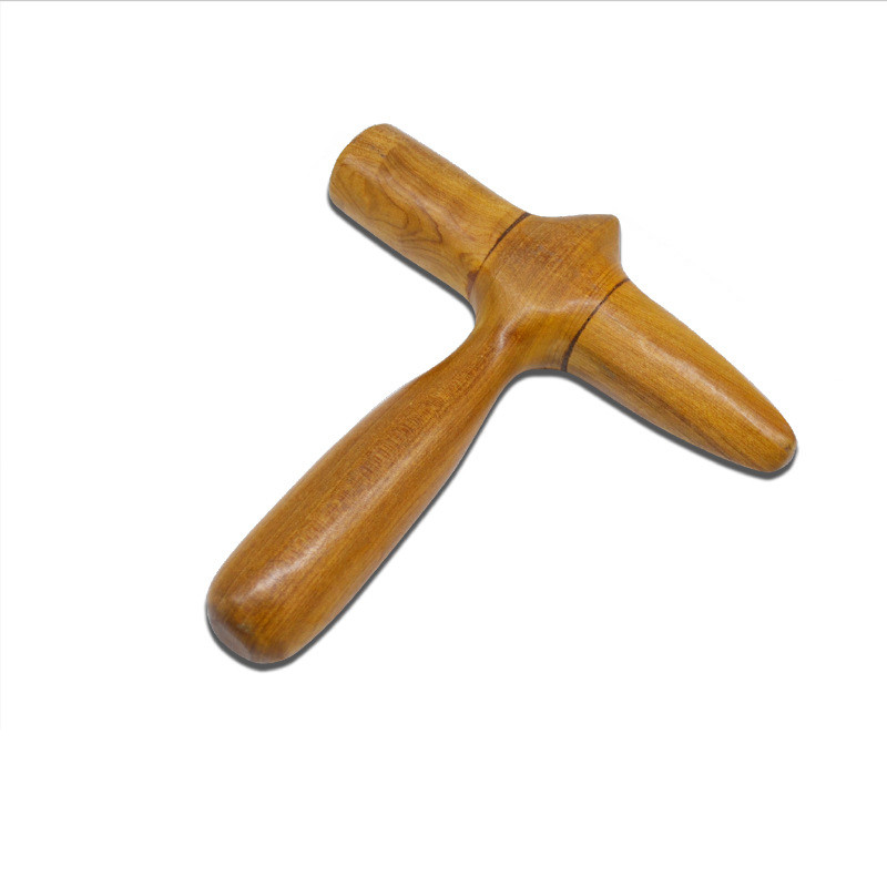 Lõhnav puidust kehamassaaži tööriist jalgade refleksoloogia nõelravi Tai masseerija rullteraapia meridiaanid lümfiravi