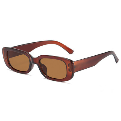 ZUEE Retro mazas taisnstūra saulesbrilles sievietēm vintage zīmola dizainers kvadrātveida saulesbriļļu žalūzijas sievietēm UV400 Vienkāršs dizains