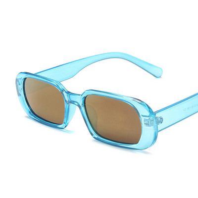 ZUEE Retro mazas taisnstūra saulesbrilles sievietēm vintage zīmola dizainers kvadrātveida saulesbriļļu žalūzijas sievietēm UV400 Vienkāršs dizains