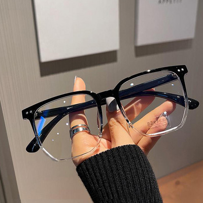 ZUEE Round Eyewear Transparent Computer Glasses Frame Women Men Anti Blue Light Blocking Glasses Optical Spectacle Eyeglass