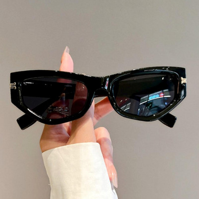 Ochelari de soare cu cadru complet Ochelari de soare la modă pentru femei Ochelari de soare cu ochi de pisică Ochelari de soare cu design retro de inginerie Ochelari de soare de protecție Uv400