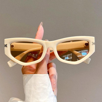 Ochelari de soare cu cadru complet Ochelari de soare la modă pentru femei Ochelari de soare cu ochi de pisică Ochelari de soare cu design retro de inginerie Ochelari de soare de protecție Uv400