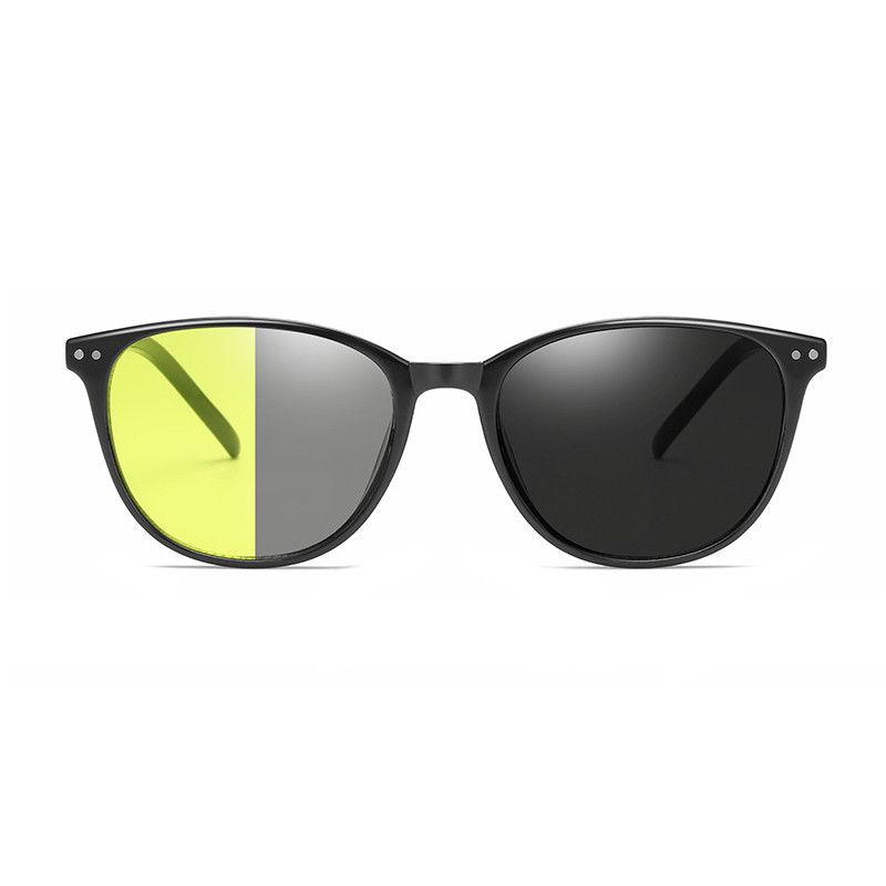 Elbru Női Férfi Éjjellátó szemüvegek Ultrakönnyű vezetőszemüvegek távolsági fényvédelemhez Színváltó szemüvegek vezetéshez