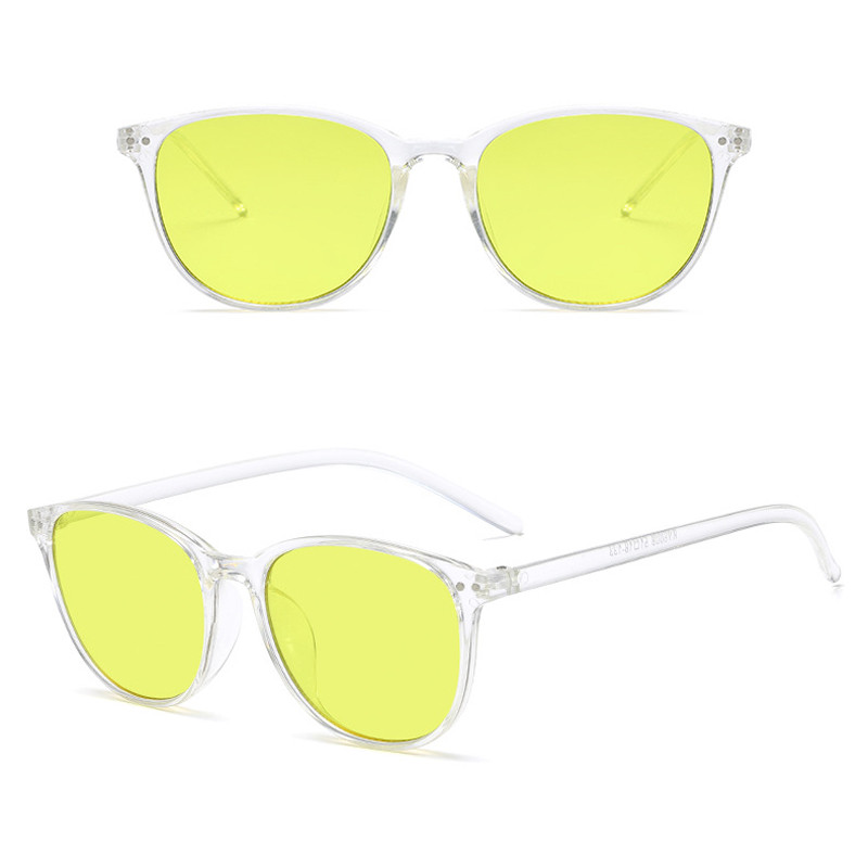 Elbru Női Férfi Éjjellátó szemüvegek Ultrakönnyű vezetőszemüvegek távolsági fényvédelemhez Színváltó szemüvegek vezetéshez