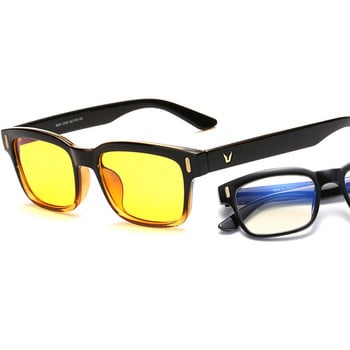 Γυαλιά υπολογιστή Blue Ray Ανδρικά γυαλιά με οθόνη ακτινοβολίας Επωνυμία Σχέδιο Office Gaming Γυαλιά ματιών μπλε φωτός UV Blocking Eye Spectacles