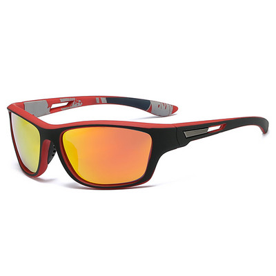 Ochelari de vedere nocturnă Ochelari de soare polarizați pentru bărbați, sport în aer liber, ochelari de soare pentru ciclism, anti-orbire, culoare pentru șofer, oglindă, ochelari de protecție