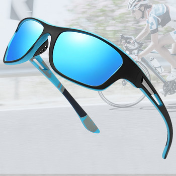 Очила за нощно виждане Мъжки поляризирани слънчеви очила Driver Anti-Glare Shades Goggle Мъжки Спорт на открито Колоездене Цветни огледални слънчеви очила