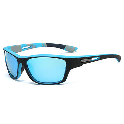 Ochelari de vedere nocturnă Ochelari de soare polarizați pentru bărbați Ochelari de soare pentru șofer Umbre anti-orbire Ochelari de protecție pentru bărbați Sport în aer liber Ciclism Ochelari de soare de culoare în oglindă