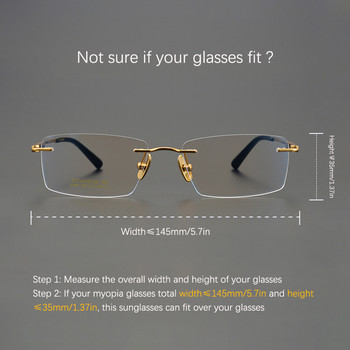 Очила за нощно шофиране, подходящи за диоптрични очила, мъжки поляризирани слънчеви очила за шофиране на открито, за риболов, за очила за късогледство