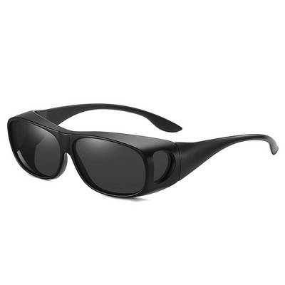 Nakts braukšanas brilles, kas piemērotas virs recepšu brillēm Vīriešu polarizētas āra braukšanas brilles Makšķerēšanai piemērotas saulesbrilles, kas piemērotas tuvredzībai.