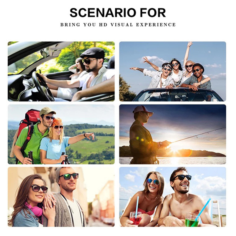 Naktiniai vairavimo akiniai, tinkantys virš receptinių akinių Vyriški poliarizuoti lauko vairavimo akiniai žvejybai nuo saulės, tinkantys trumparegystės akiniai