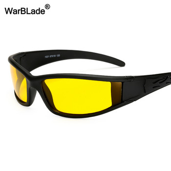 Ανδρικά γυαλιά ηλίου νυχτερινής όρασης Κίτρινο φακό αντιθαμβωτικά γυαλιά οδήγησης πολωμένα γυαλιά ηλίου UV400 Προστασία για γυαλιά οδηγού
