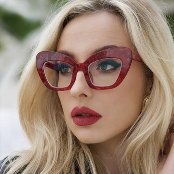 2022 Νέα μόδα Vintage Anti Blue Light Γυναικεία γυαλιά ματιών Cat Retro Σχεδιαστής σκελετός γυαλιών γυαλιών Ladies Ins Trending Clear Computer