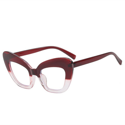 2022 New Fashion Vintage Anti lumină albastră Cat Eye Women Glasse Retro Designer Ochelari de vedere Doamne Ins Trending Clear Computer