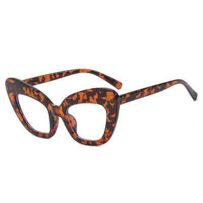 2022 New Fashion Vintage Anti lumină albastră Cat Eye Women Glasse Retro Designer Ochelari de vedere Doamne Ins Trending Clear Computer