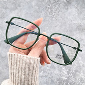 Îngrijirea vederii Tide Frame Ochelari anti-albastru Ochelari de birou anti-radiații Ochelari de protecție pentru computer Bărbați și femei Coreeană Ramă metalică Sticlă