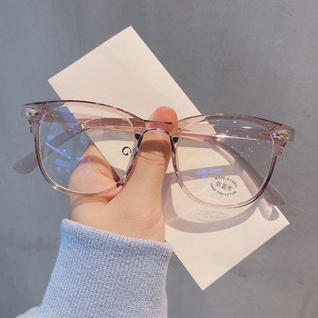 Ins Fashion Anti-Blu Glasses Компютърни очила за защита на очите за мъже и жени Anti-Blue Glasses Прозрачни очила Фалшиви очила