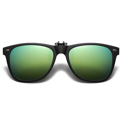 Naktinio matymo klipas ant akinių nuo saulės Moteriški Vyriški poliarizuoti akiniai nuo saulės Fotochrominiai nuo akinimo vairavimo akiniai Vintažiniai kvadratiniai akiniai