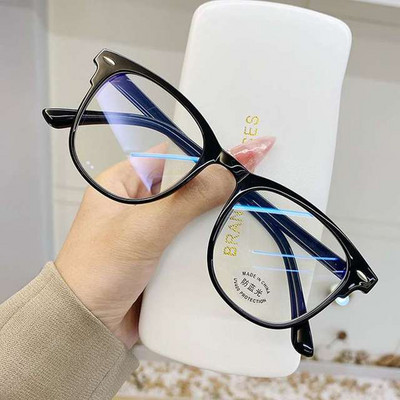 ZUEE Ochelari de vedere de lux supradimensionați anti lumină albastră pentru bărbați și femei