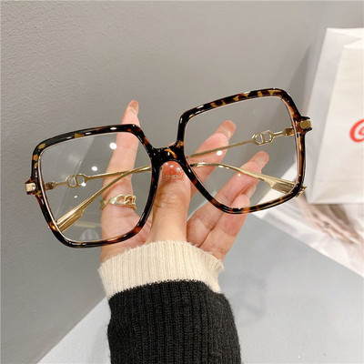 ZUEE Ochelari de vedere de lux supradimensionați anti lumină albastră pentru bărbați și femei