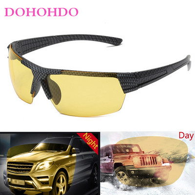 Men`s Sports Polarized Sunglasses Driving Fishing Classic Shades Vintage Sun Glasses Day And Night Vision Outdoor Sun Glasses