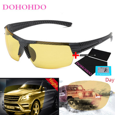 Ochelari de soare polarizați sport pentru bărbați Conducere Pescuit Nuanțe clasice Ochelari de soare vintage Ochelari de soare pentru vedere de zi și de noapte Ochelari de soare în aer liber
