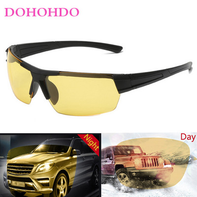 Ochelari de soare polarizați sport pentru bărbați Conducere Pescuit Nuanțe clasice Ochelari de soare vintage Ochelari de soare pentru vedere de zi și de noapte Ochelari de soare în aer liber