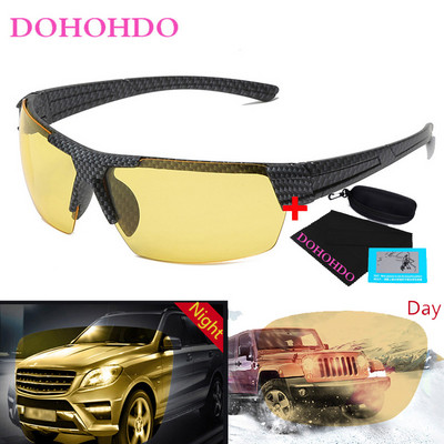 Ochelari de soare polarizați sport pentru bărbați Conducere Pescuit Nuanțe clasice Ochelari de soare vintage Ochelari de soare pentru vedere de zi și de noapte Ochelari de soare în aer liber