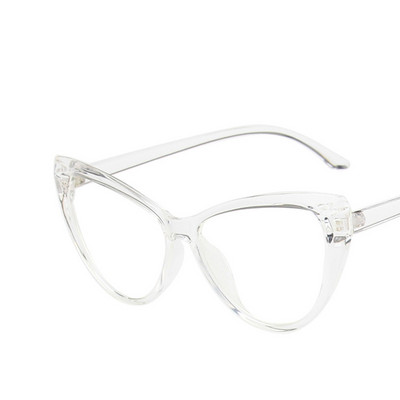 Ochelari anti-lumină albastră Ochi de pisică Filtru de blocare Ochelari de computer Bărbați Femei Ochelari de vedere cu ramă super ușoară Ochelari de vedere roz clari