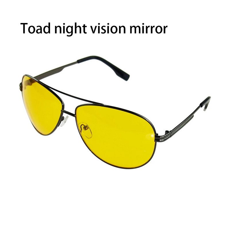 Hot Yellow Repülési Napszemüvegek Női Nappali Éjjellátó Szemüvegek Vezetőautó Márka Férfi Szemüvegek Napszemüvegek Éjszakai fény szemüvegek