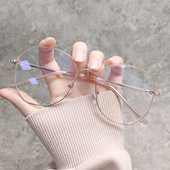 Ochelari la modă pentru birou, ochi de pisică, anti lumină albastră, supradimensionați, computer, femei, albastru, blocare, jocuri, ochelari de vedere, cadru din aliaj
