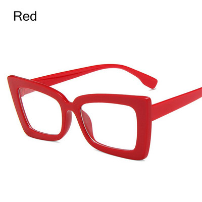 Ochelari de modă anti-lumină albastră, unisex, supradimensionați, pătrați, ochelari optici, protecție UV, ochelari de protecție antireflexi pentru computer