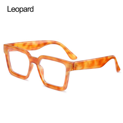 Ochelari de modă anti-lumină albastră, unisex, supradimensionați, pătrați, ochelari optici, protecție UV, ochelari de protecție antireflexi pentru computer