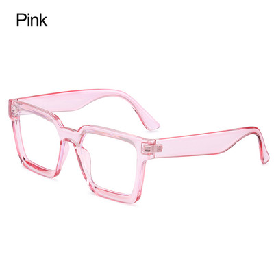 Ochelari de modă anti-lumină albastră, unisex, supradimensionați, pătrați, ochelari optici, protecție UV, ochelari de protecție antireflexi pentru computer