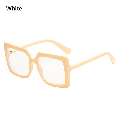 Ochelari de modă anti-lumină albastră, unisex, supradimensionați, pătrați, ochelari optici, protecție UV, ochelari de protecție antireflexi pentru computer