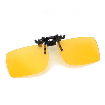 Polarized Clip Γυαλιά ηλίου Myopia Glasses Clip Driver Fishing Night Vision Myopia Clip-on Sun Shading Eyewear Eyewear Uv400