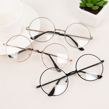 Свръхлеки кръгли антисини компютърни очила Мъжки ретро прости очила Дамски модни универсални рамки за очила Аксесоари