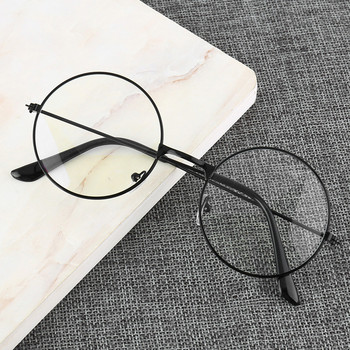 Εξαιρετικά ελαφριά στρογγυλά αντιμπλε γυαλιά υπολογιστή Ανδρικά γυαλιά ρετρό απλά γυναικεία γυαλιά μόδας αξεσουάρ σκελετού