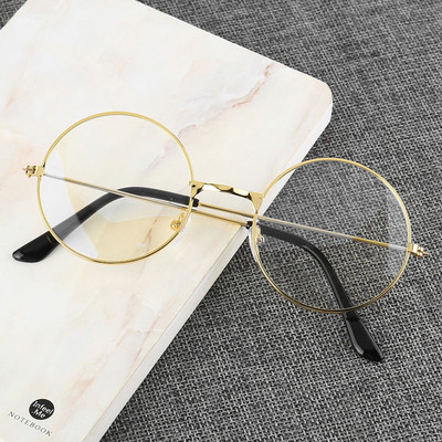 Ochelari ultraușori rotunzi anti-albastru pentru computer Ochelari retro simpli pentru bărbați, modă pentru femei, accesorii pentru rame pentru ochelari