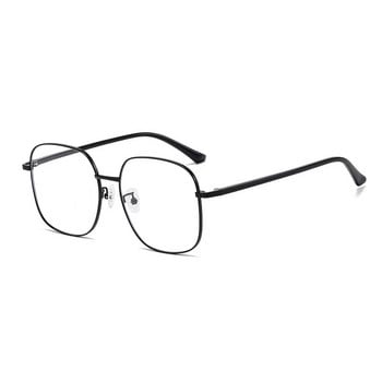 ZUEE Anti-Blue Light Vintage Classic Glasses Овална метална рамка Модни кръгли метални оптични рамки Компютърни очила