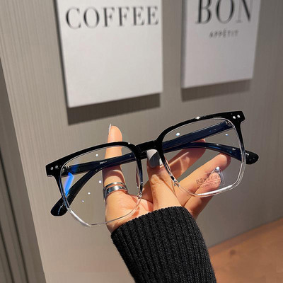 ZUEE Anti-Albastru Ochelari Vintage Clasici Ramă Metal Ovală Moda Rotunde Metal Rame Optice Ochelari pentru calculator
