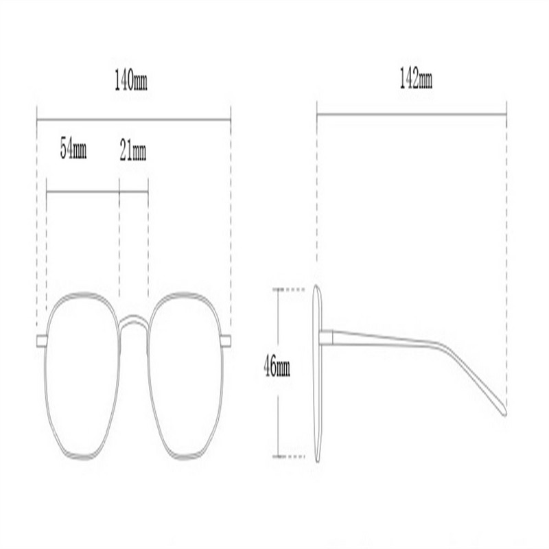 Fast Drop Shipping X Cat Eye fém antikék világos nagy keretű lapos tükör retro szemüvegek kék fényt blokkoló optikai szemüvegek