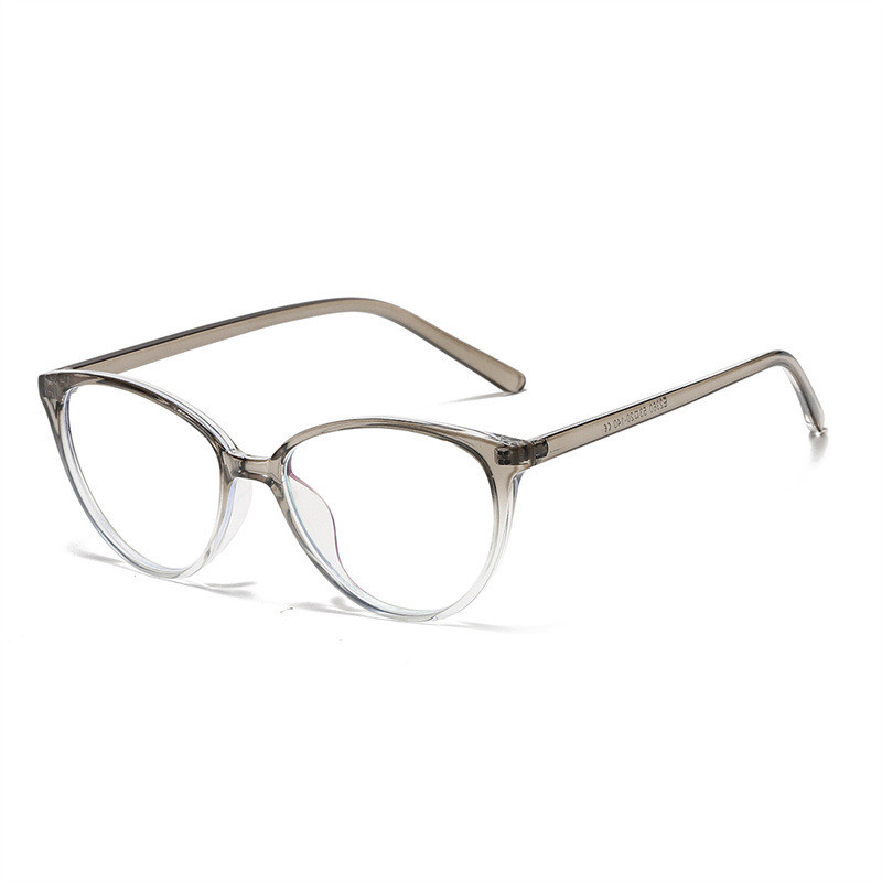 Divatos olvasószemüvegek Női Anti Kék Fény Macskaszem Keret Szemüvegek Számítógépes Dekoratív Szemüvegek Sima Szemüvegek Arc Dekor