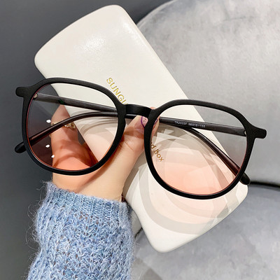 ZUEE 2022 New Ins Style Anti Blue Light Powder Blusher Γυαλιά ηλίου Γυναικεία αντηλιακά γυαλιά ομορφιάς Διαφανή γυαλιά υπολογιστή