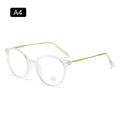 Ochelari ZUEE noi anti-lumină albastră, care blochează lumina albastră, femei, bărbați, computer, supradimensionați, rotunzi, clari, miop
