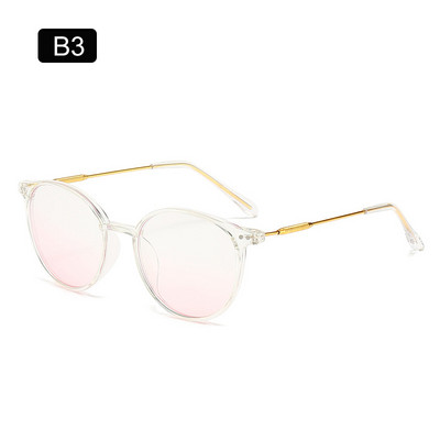 Ochelari ZUEE noi anti-lumină albastră, care blochează lumina albastră, femei, bărbați, computer, supradimensionați, rotunzi, clari, miop