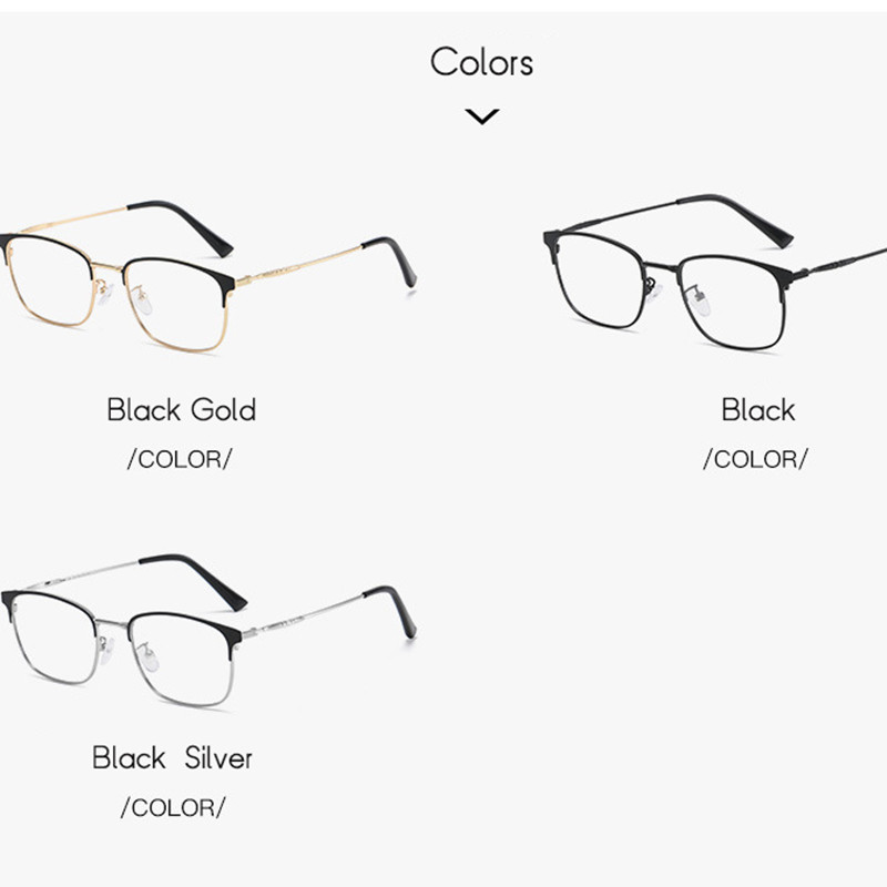 Új négyzet alakú fotokróm szürke és antikék sugárzás szemüvegek, női napszemüvegek férfi kék sugarakat blokkoló szemüveg számítógéphez A9016