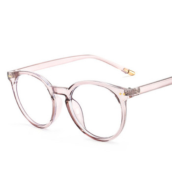 Нови кръгли очила за жени Мъже Компютърни рамки за очила против синя светлина Прозрачни оптични фалшиви рамки за очила за късогледство